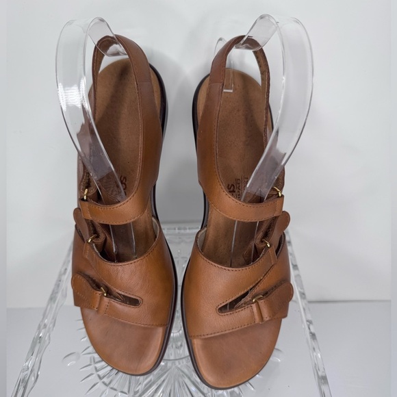 SAS TABBY Slingback  Women's Sandals Size 8.5M Caramel - Picture 4 of 10